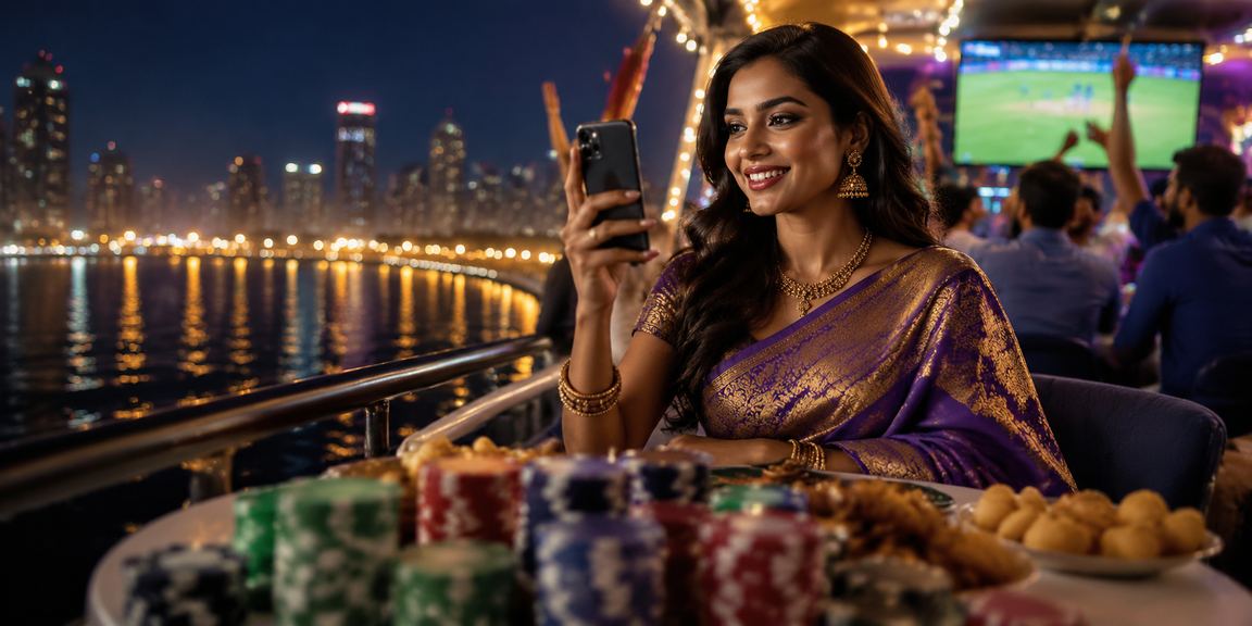 Mumbai Marine Drive at night representing secure betting environment
